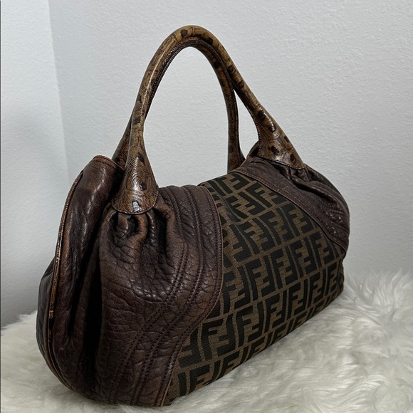 💯Authentic Fendi Zucca FF Spy Handbag🍀 - Picture 13 of 17